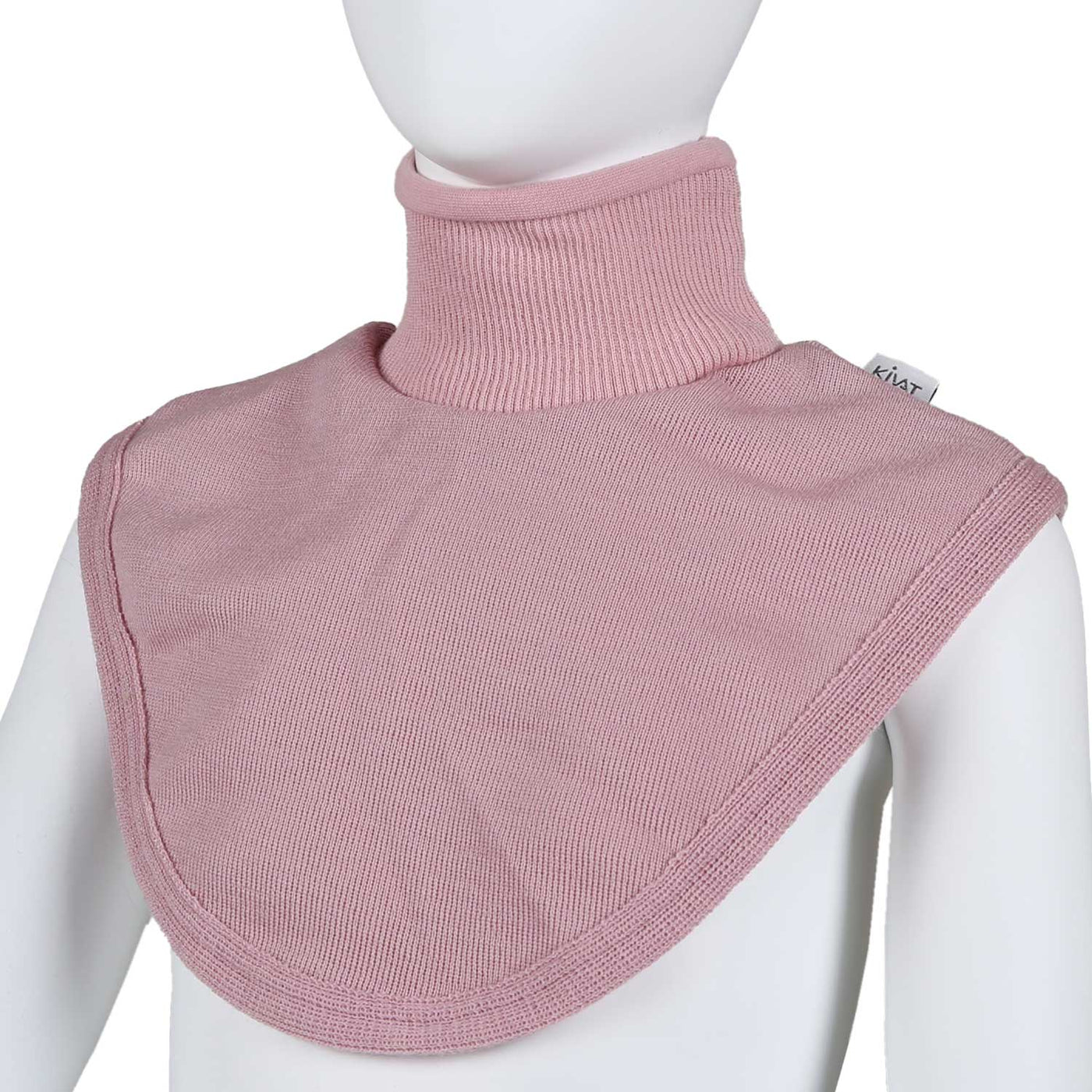 Wool turtleneck collar