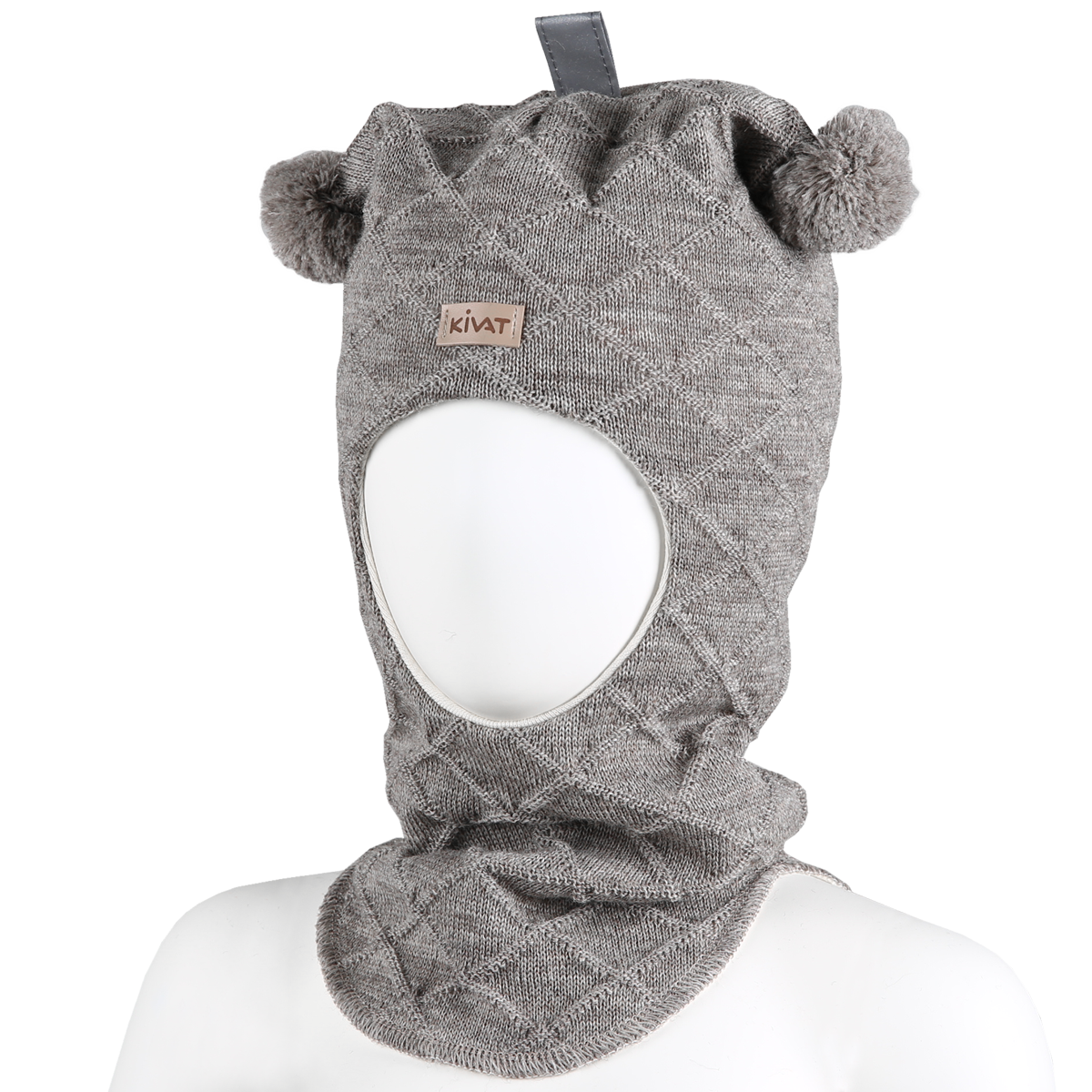 KIVAT Kaapeli kypärämyssy beige