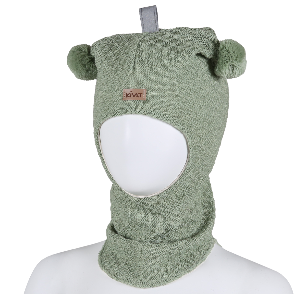 Vohveli kypärämyssy, tupsut, päärynä