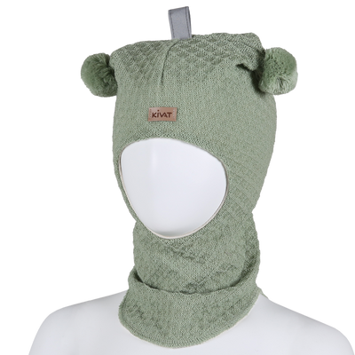 Vohveli kypärämyssy, tupsut, päärynä