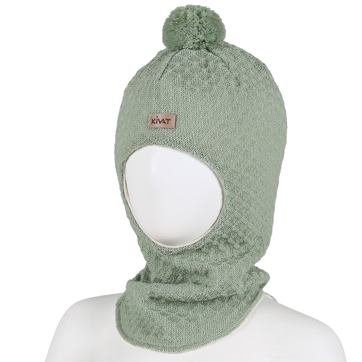 Vohveli kypärämyssy, iso tupsu, päärynä