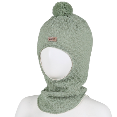 Vohveli kypärämyssy, iso tupsu, päärynä