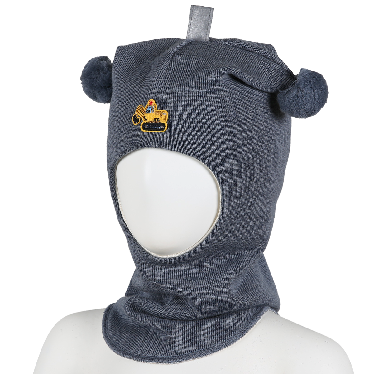 Kaivuri kypärämyssy siniharmaa