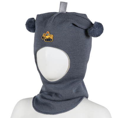 Kaivuri kypärämyssy siniharmaa