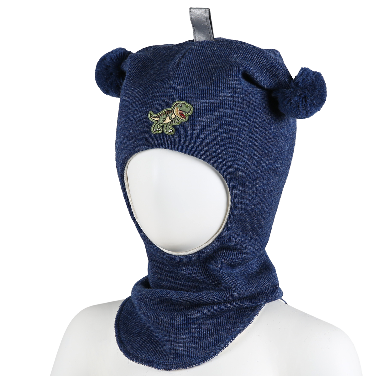 Dino kypärämyssy meleerattu sininen