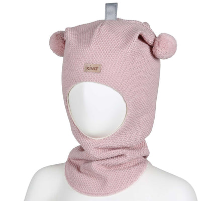 Helmi merinokypärämyssy tupsut, puuteriroosa