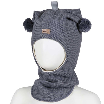 Helmi merinokypärämyssy tupsut, siniharmaa