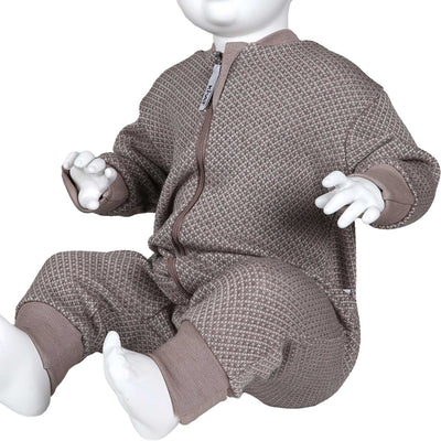 Merinovillahaalari vauvalle Naava-kuosi beige