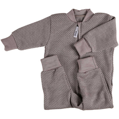 Merinovillahaalari vauvalle Naava-kuosi beige