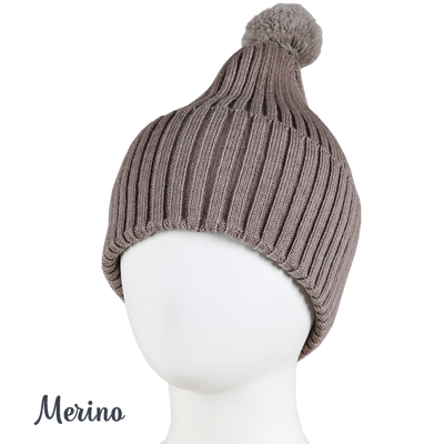Merino wool beanie