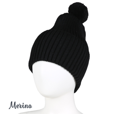Merino wool beanie