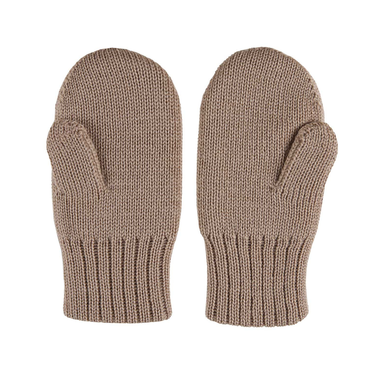 KIVAT merinolapaset kaksinkertainen neulos vaalea beige