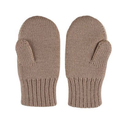 KIVAT merinolapaset kaksinkertainen neulos vaalea beige