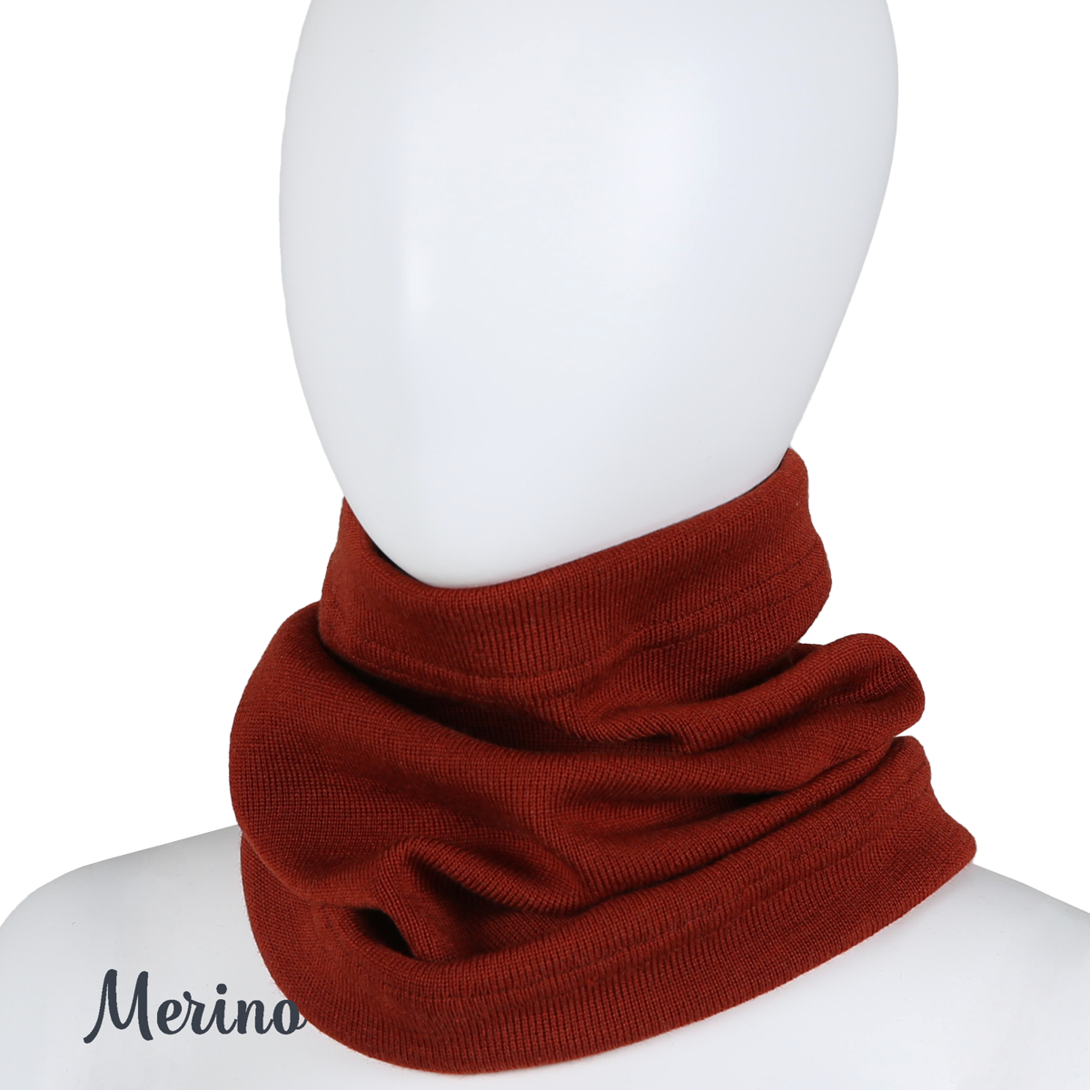 Merino wool tube scarf