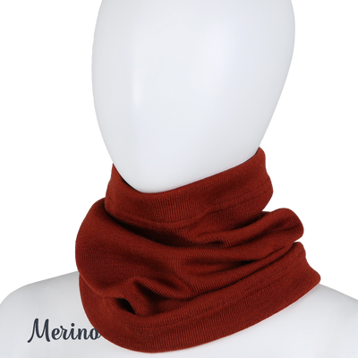 Merino wool tube scarf