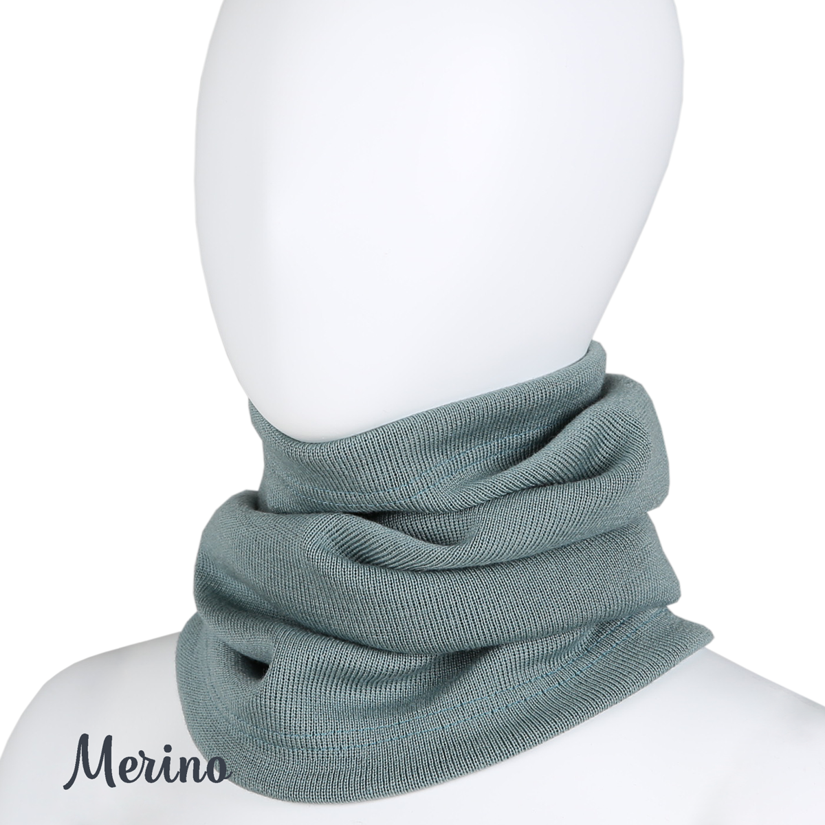 Merino wool tube scarf