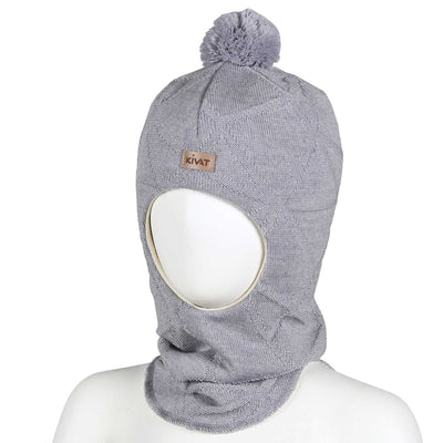 KIVAT Polku tupsukypärämyssy, merinovillaa, harmaa