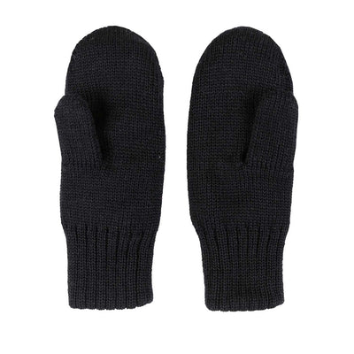 KIVAT merinolapaset kaksinkertainen neulos musta