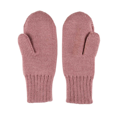 KIVAT merinolapaset kaksinkertainen neulos roosa