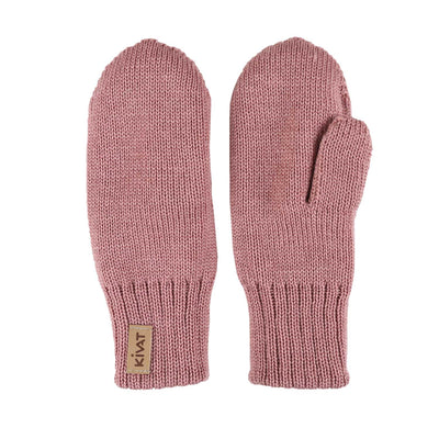 KIVAT merinolapaset kaksinkertainen neulos roosa