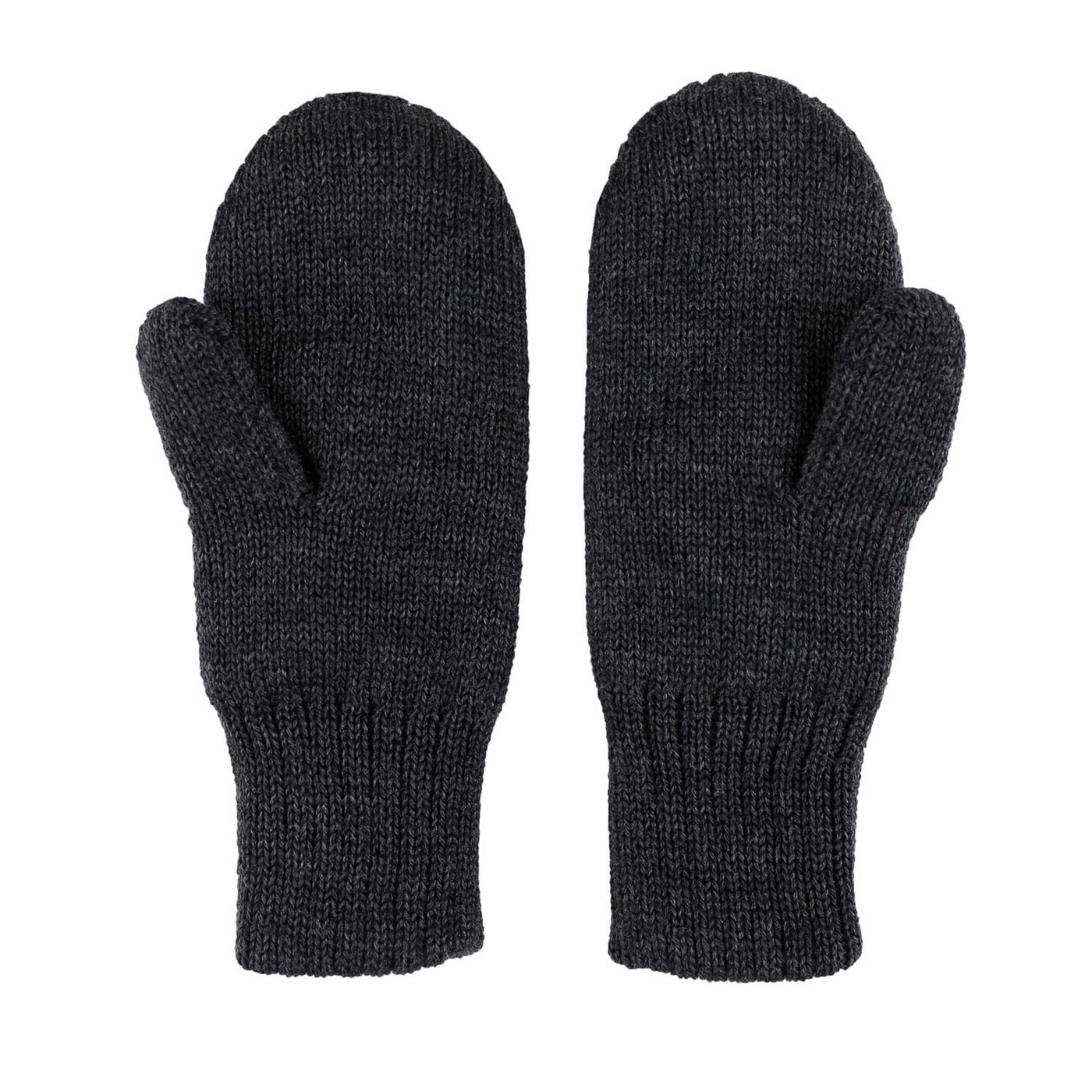 KIVAT merinolapaset kaksinkertainen neulos tummanharmaa