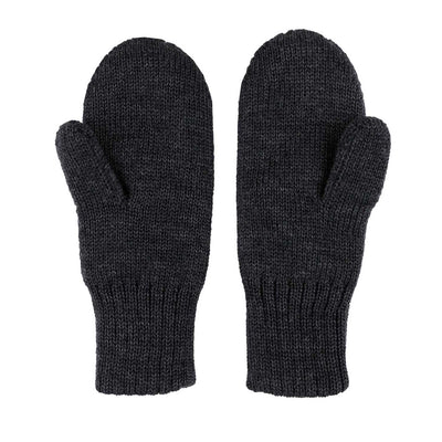 KIVAT merinolapaset kaksinkertainen neulos tummanharmaa