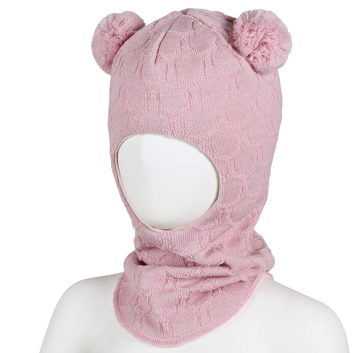 Usva kypärämyssy puuteriroosa