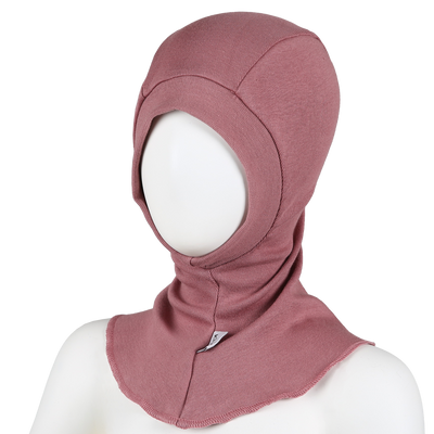 Organic cotton under balaclava