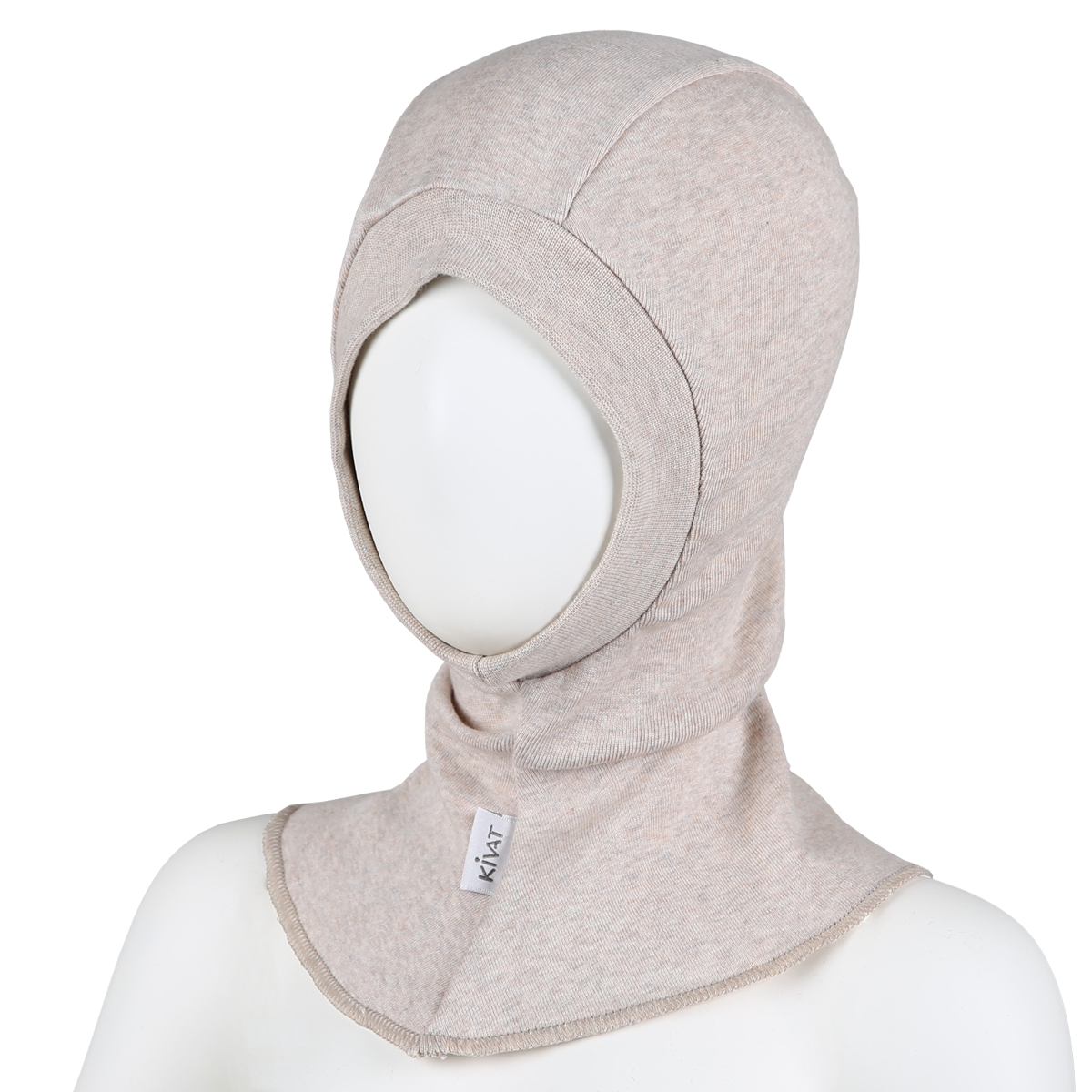 Organic cotton under balaclava