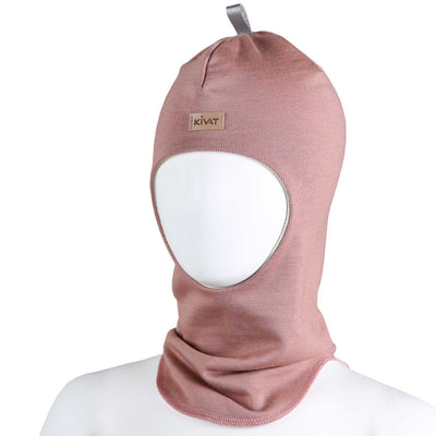 KIVAT silkkivilla kypärämyssy basic, roosa