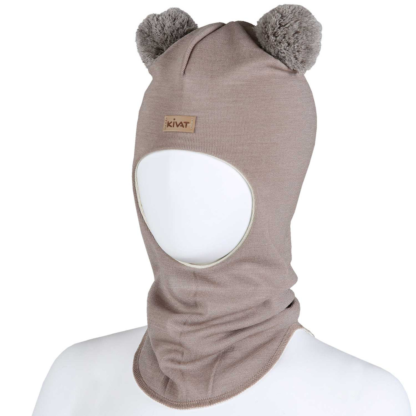 KIVAT silkkivilla tupsukypämyssy beige