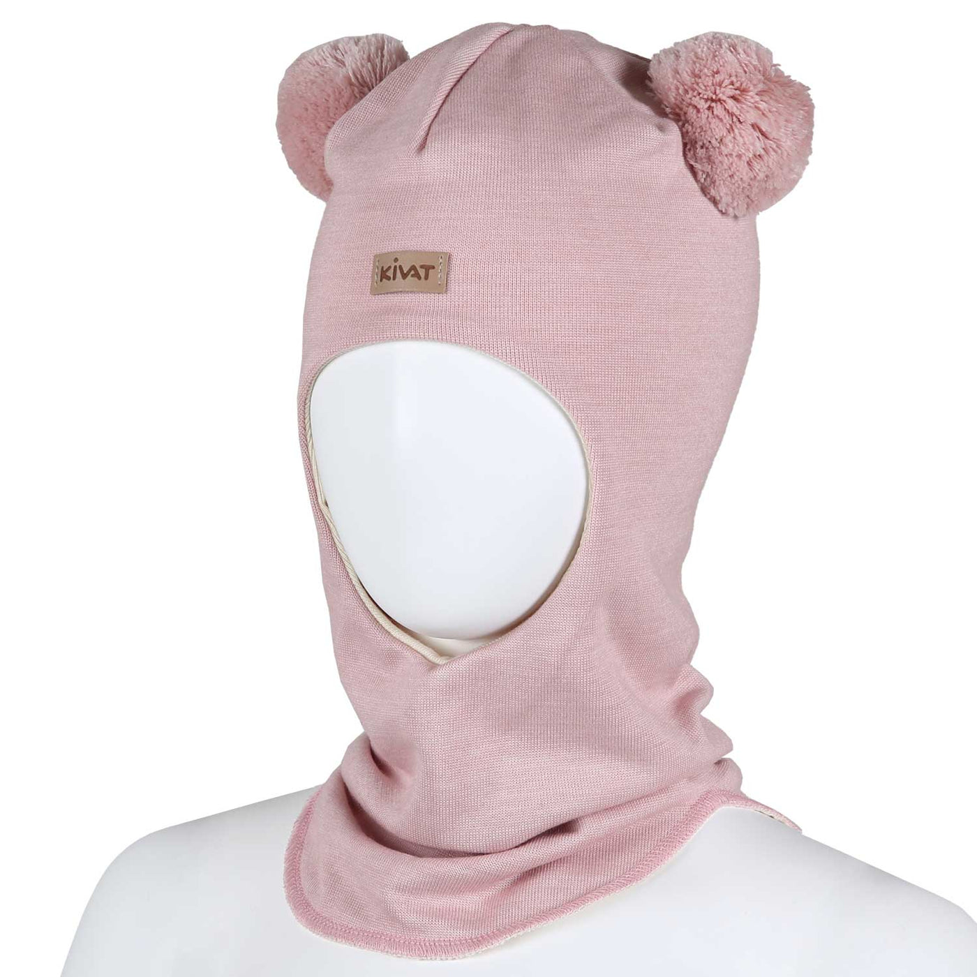 KIVAT silkkivilla tupsukypämyssy puuteriroosa