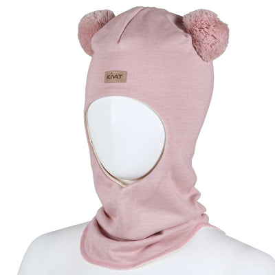 KIVAT silkkivilla tupsukypämyssy puuteriroosa