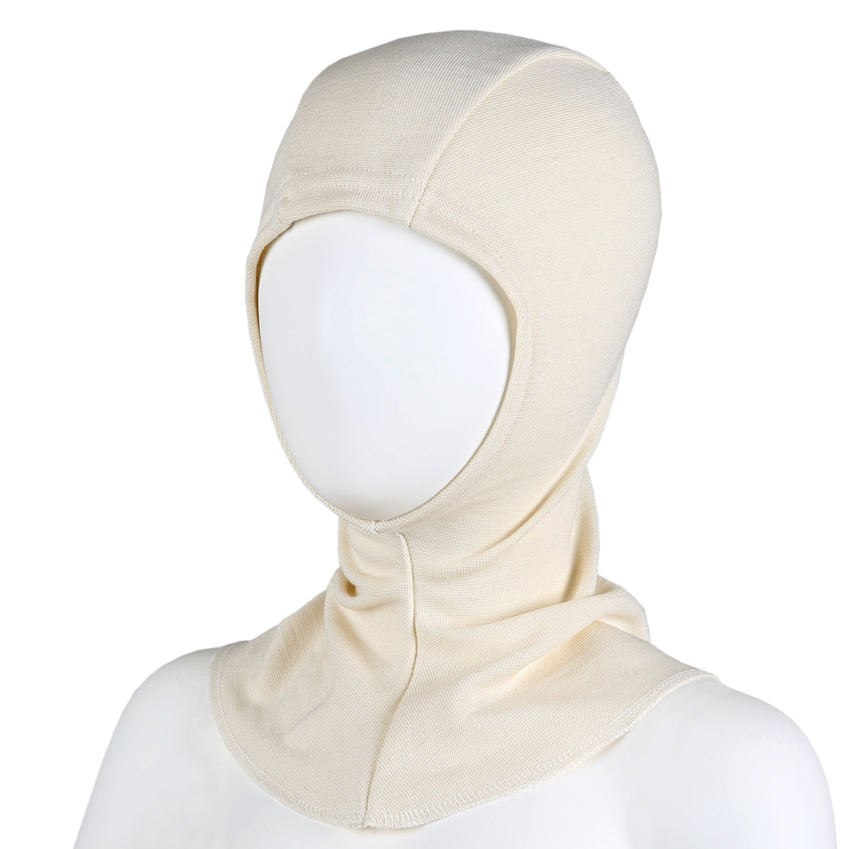 KIVAT silkkivilla aluskypärämyssy luonnonvalkoinen