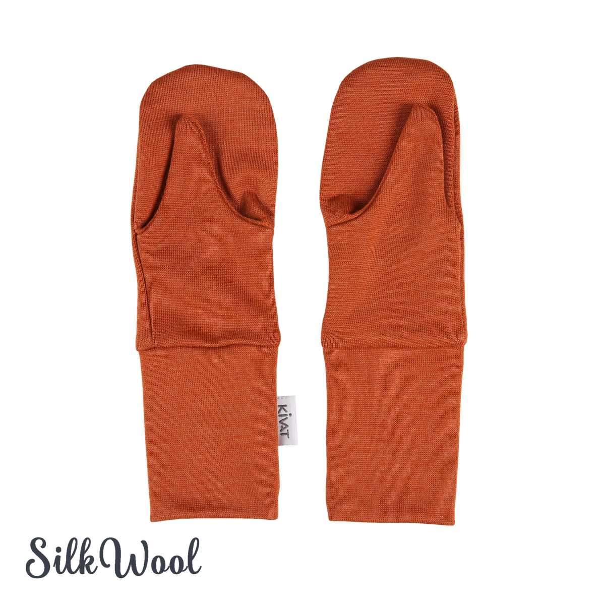 Silkwool mittens