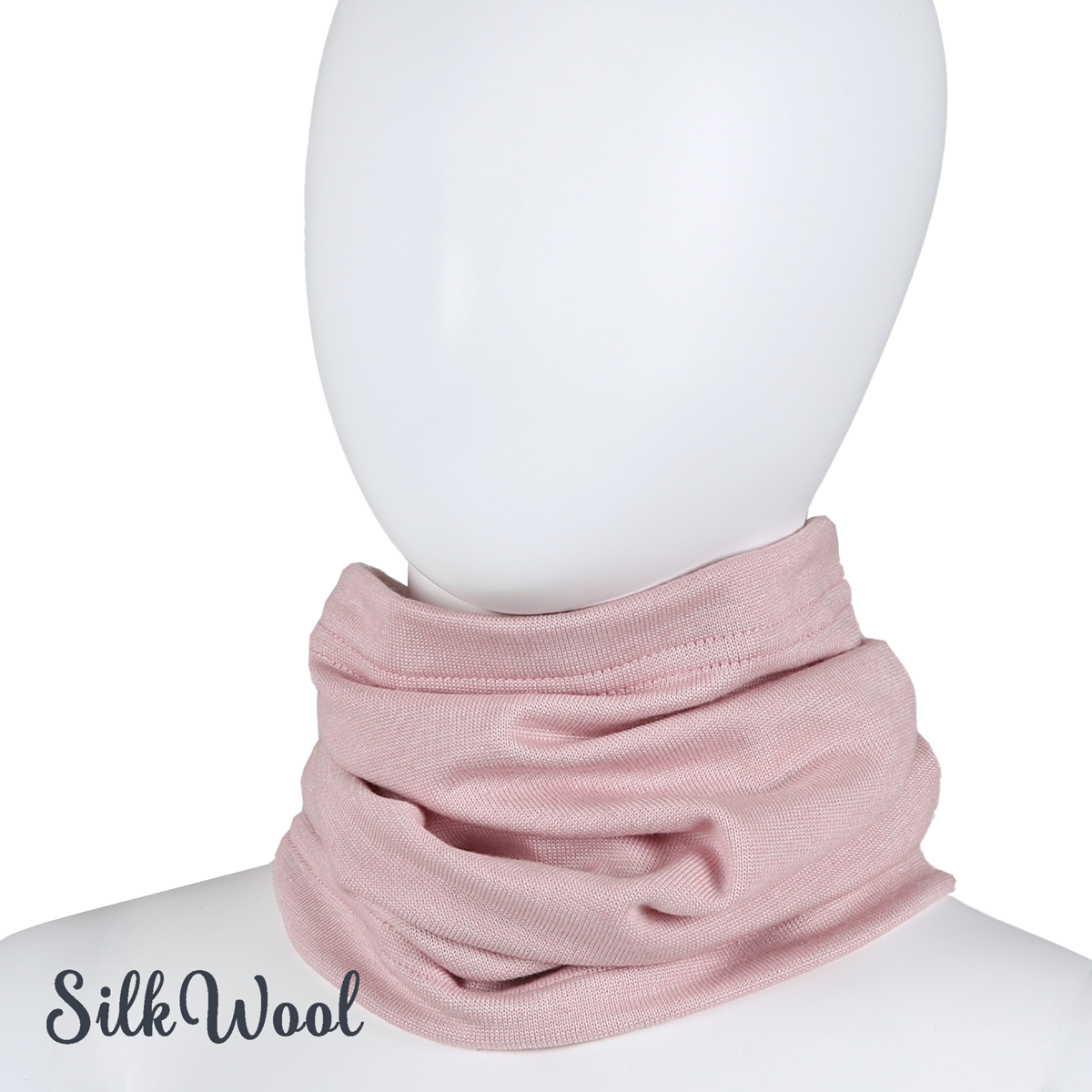 Silkwool tube scarf