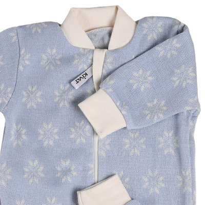 Snowflake wool baby overall