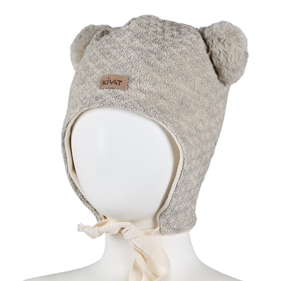 KIVAT Vohveli pipo, värjäämätöntä villaa