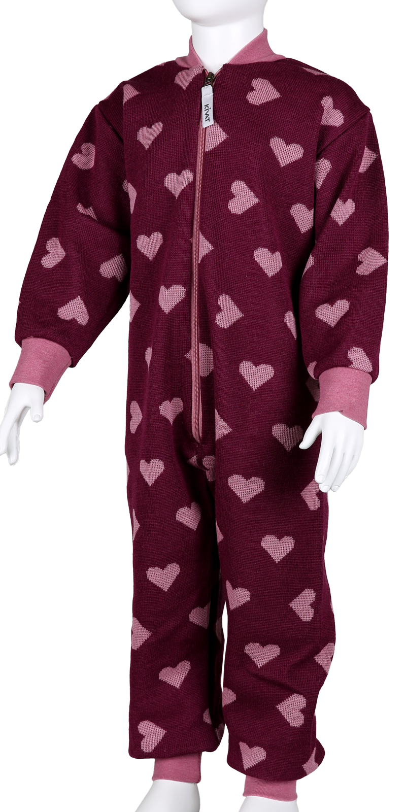 Heart wool overall