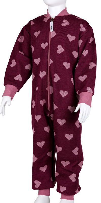 Heart wool overall