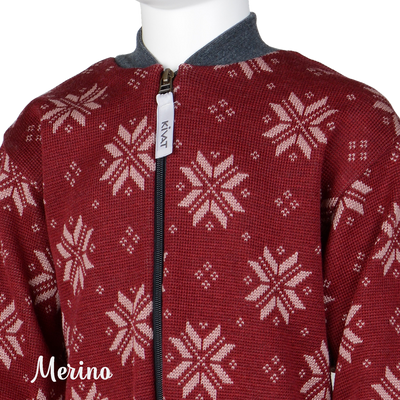 Snowflake Merino wool overall