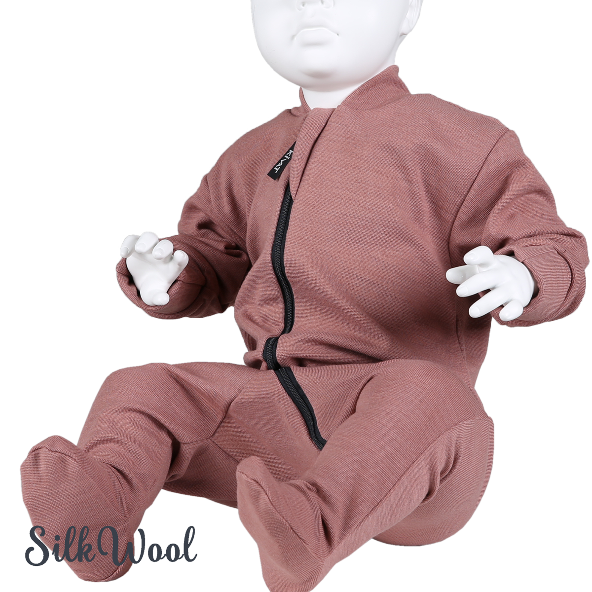 Silkwool baby overall