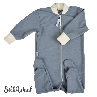 Silkwool baby overall